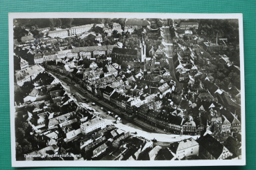 AK Bayreuth / 1930-1945 / Flugzeugaufnahme / Markt Strassen Häuser